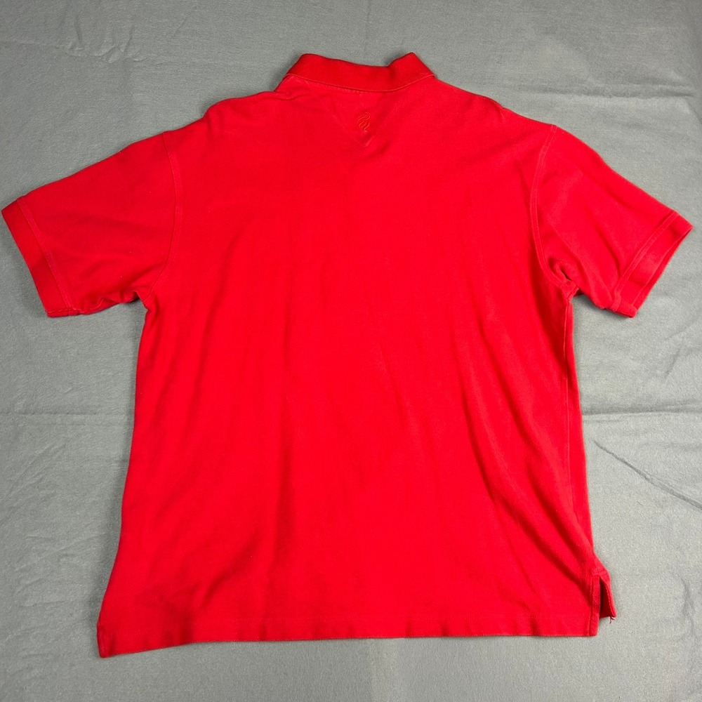 Rocawear Polo Shirt Short Sleeve Pique Logo Men Size M Red - Picture 8 of 8